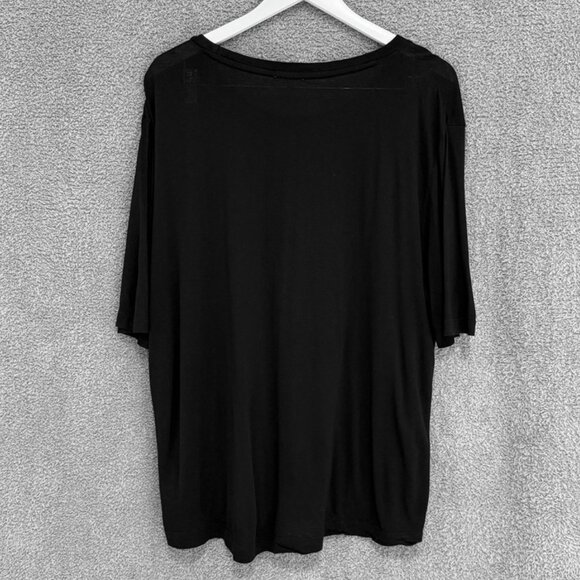 Gap Drapey Pocket T-shirt Black Large Tall - Picture 3 of 7